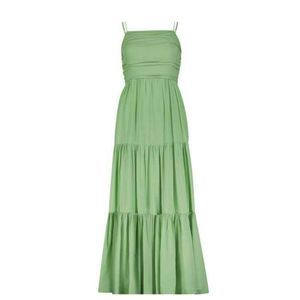 JessaKae Lana Dress Green size large maxi tiered spring sundress